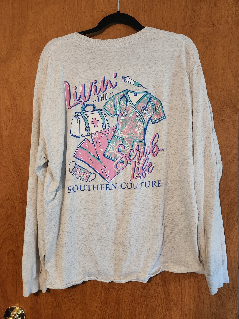 'Livin' the Scrub Life' Long Sleeve Tee